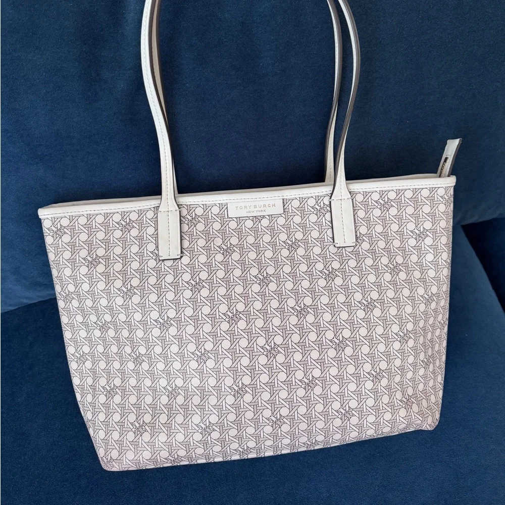 Tory Burch‎ small Ever-Ready tote bag ivory white